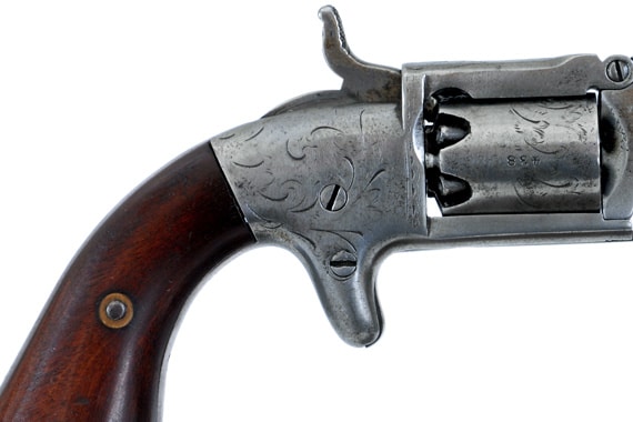 Sharps Revolver Closeup