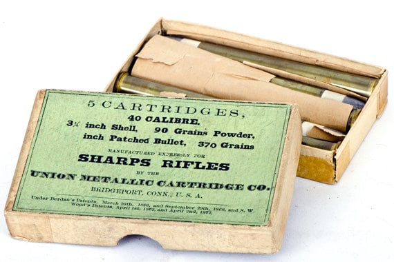 Sharps Ammunition - UMC .40CAL 3 1/4″ Shell