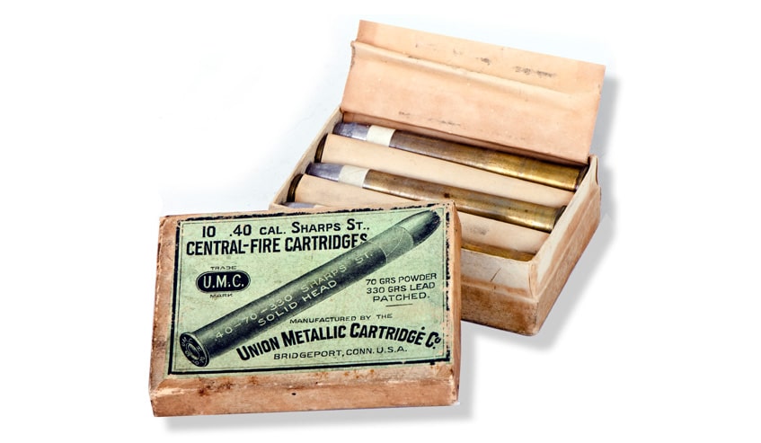 Sharps Ammunition - UMC .40 70 330 Centre Fire Cartridges