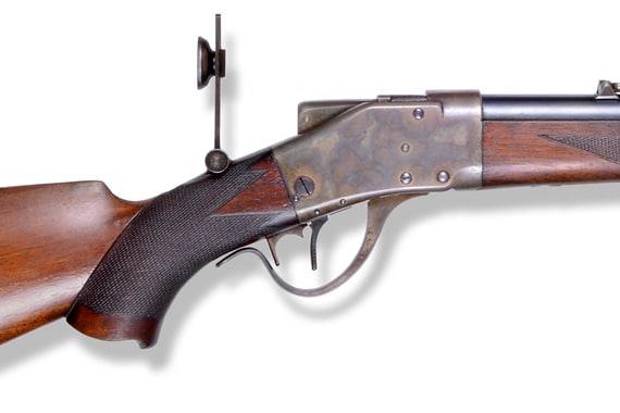 Sharps Model 1878 Mid Range Closeup