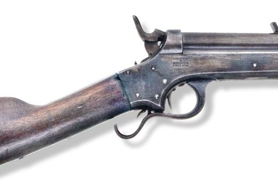 Sharps Model Sharps Hankins Navy Rifle Closeup